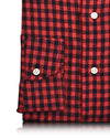 Leinen: Rot-Schwarz-Gingham-Karos