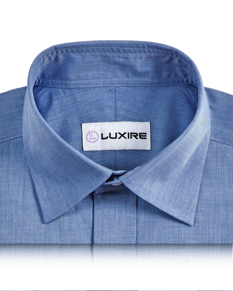 Tintenblaues End-on-End-Shirt