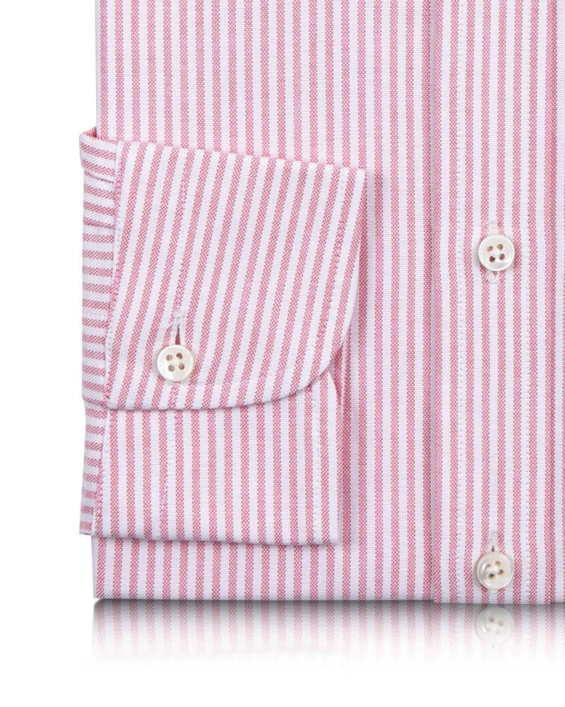 Oxfordhemd mit rosa Streifen