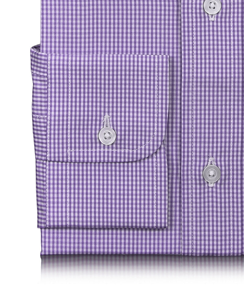 Lila Mikro-Gingham
