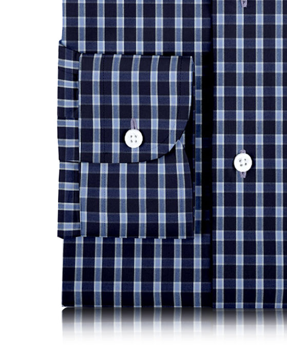 Tatersall bleu marine