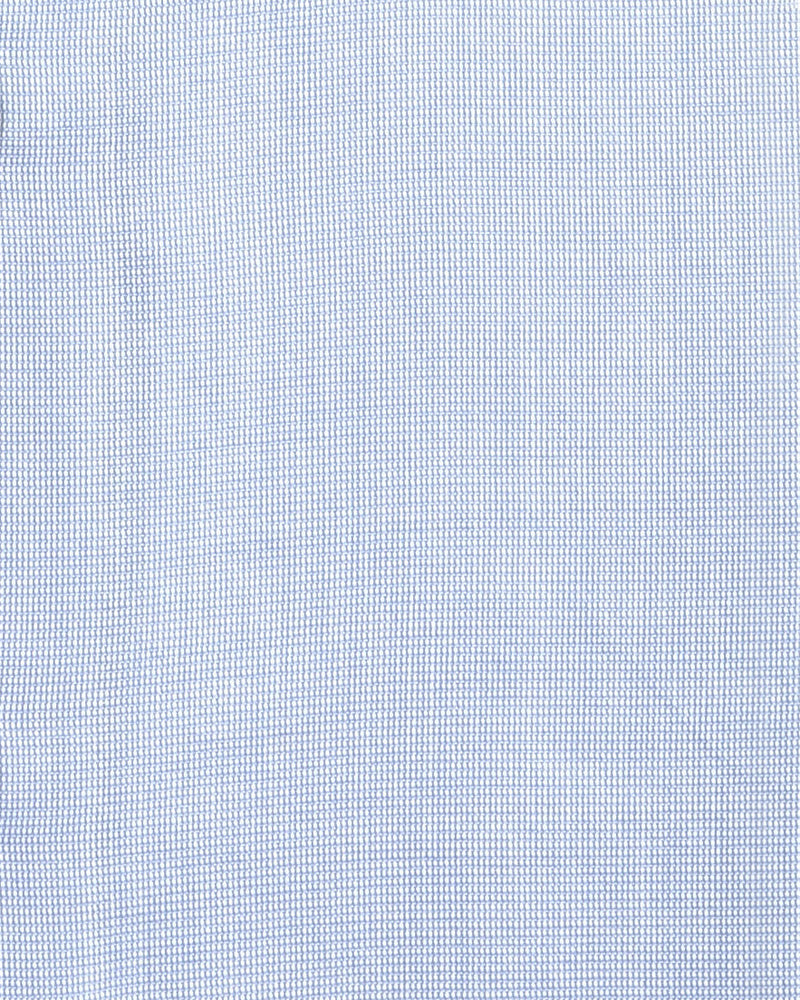Hellblaues End-on-End-Shirt