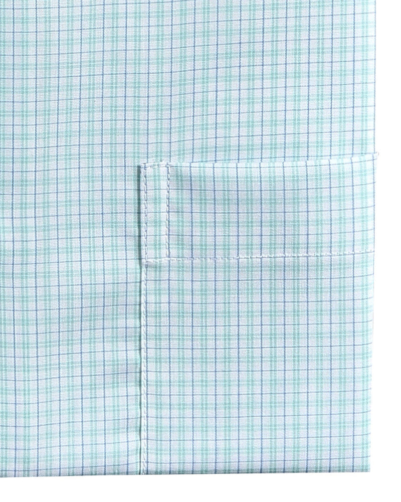 White Green Blue Tattersall