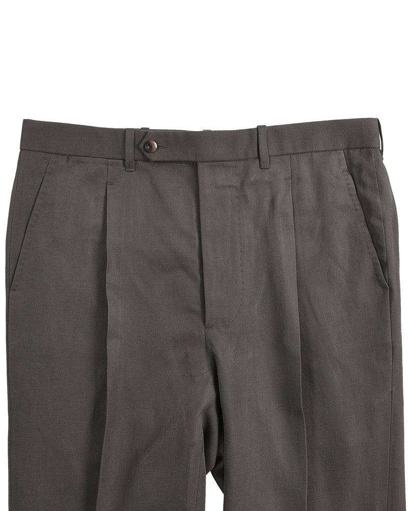 Zegna Graues Leinen