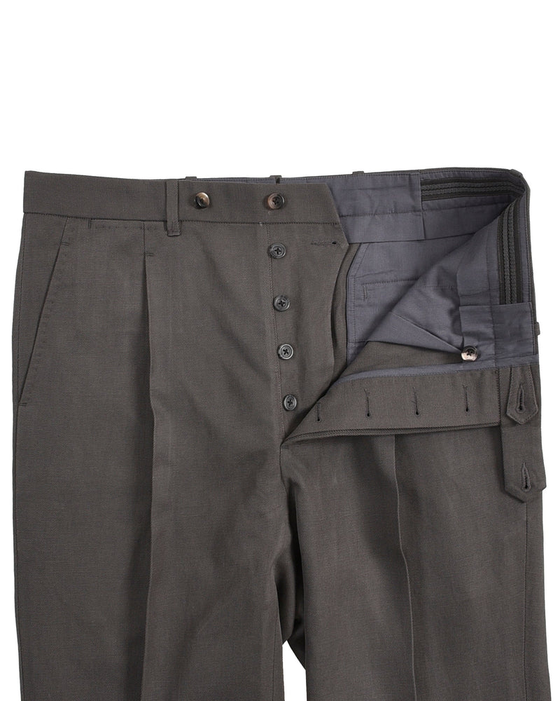 Zegna Graues Leinen