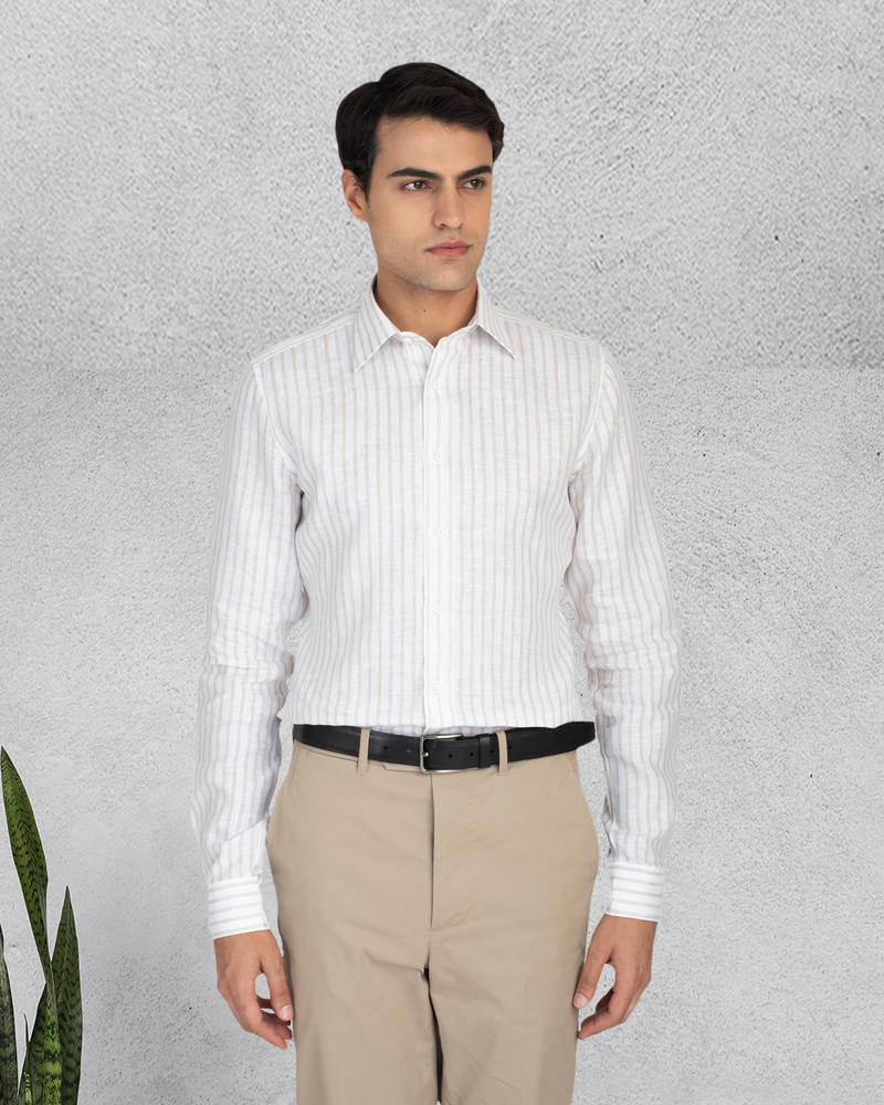 Britische Khaki-Kleiderhose von Genoa