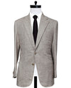 Dugdale Hellbraune Donegal-Tweedjacke