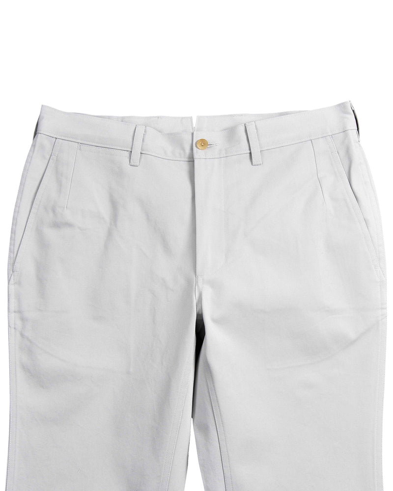 Steingraue schlichte Chino