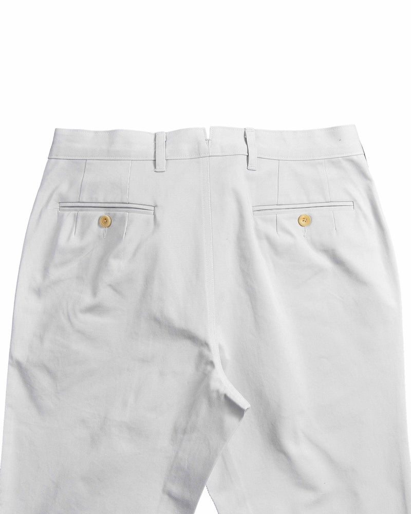 Steingraue schlichte Chino