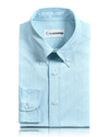 Aqua-Blau-Bleistift-Streifen-Shirt