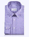 Lila Gingham-Hemd