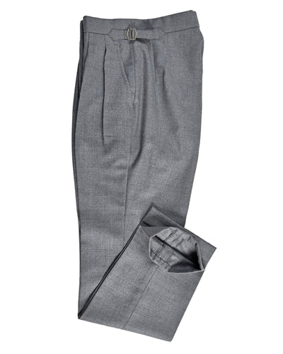 Flanelle Dugdale : Sergé gris clair 14 oz