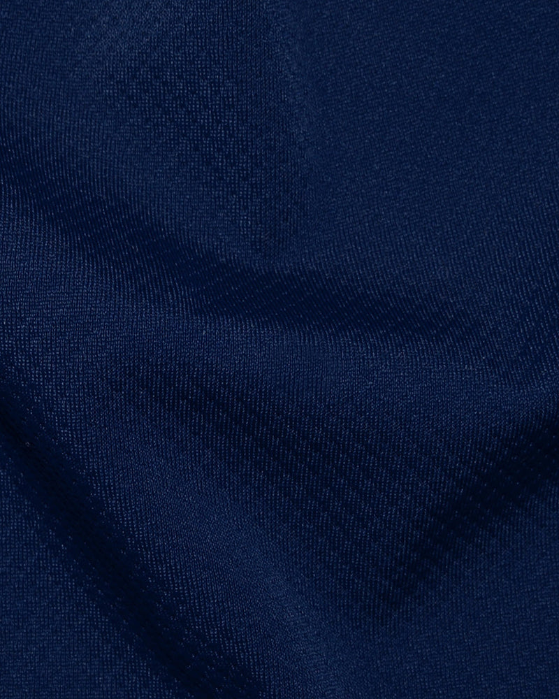 Leistungspolo: Navy, 4-Wege-Stretch