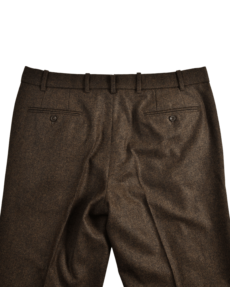 ETHomas: Tabakbrauner klassischer Flanell