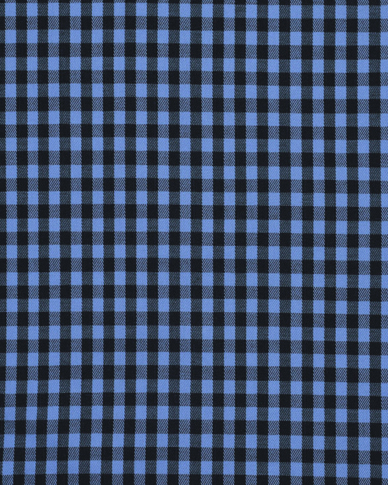 Blue Black Gingham