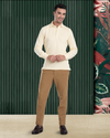 Kamelwollflanellhose