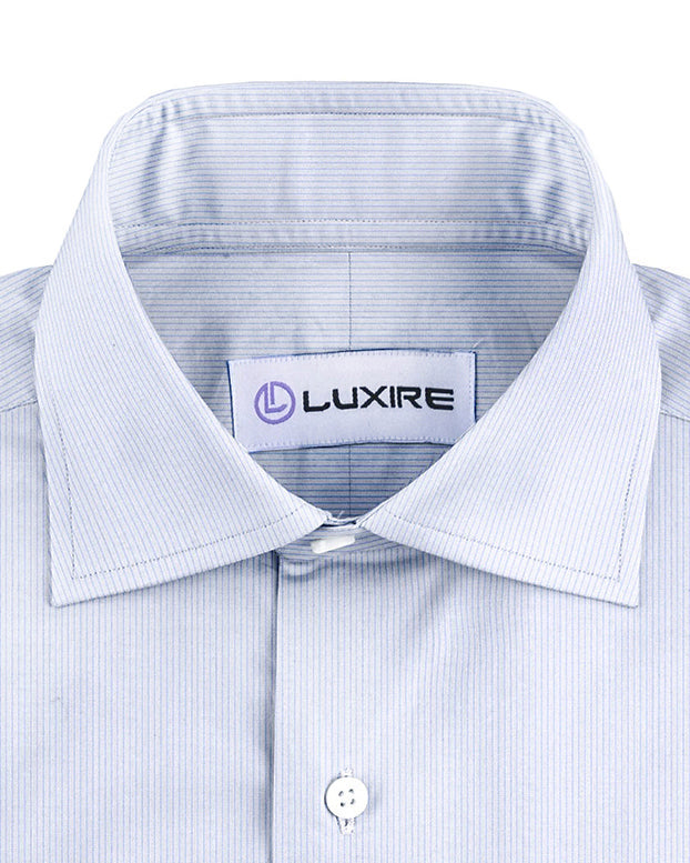 Blue Pinstripes Dress Shirt