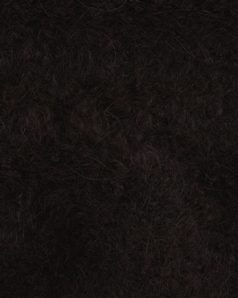 EThomas: Dark Brown Slubby Mohair