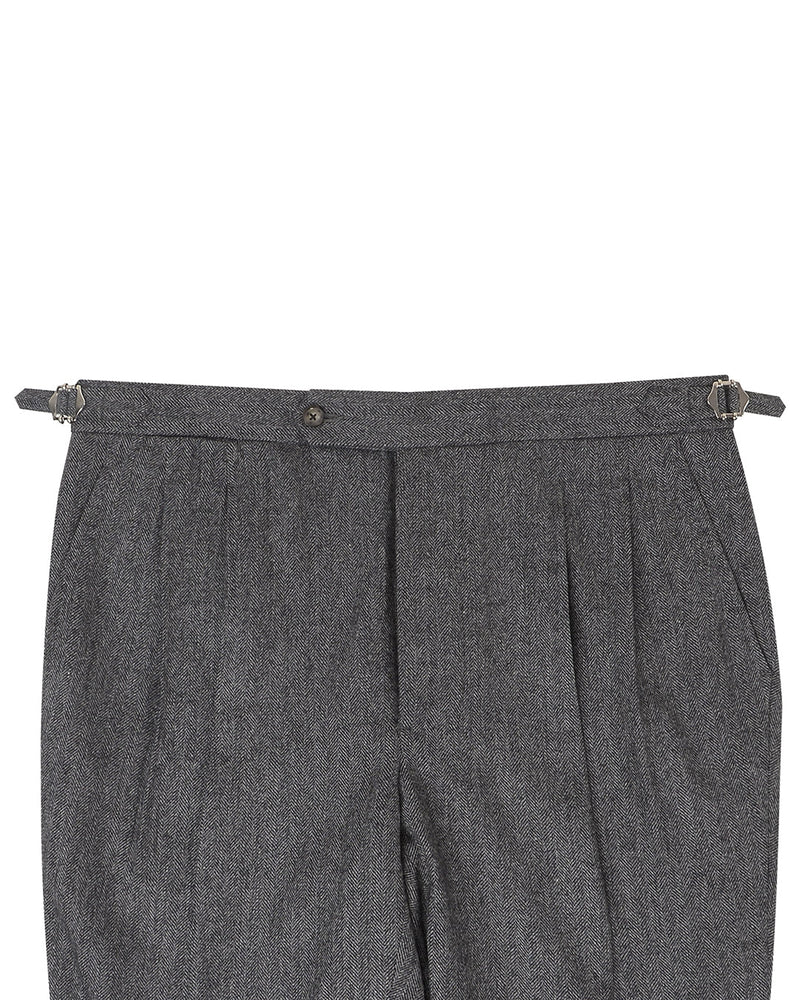 ETHomas Charcoal Grey Harringbone