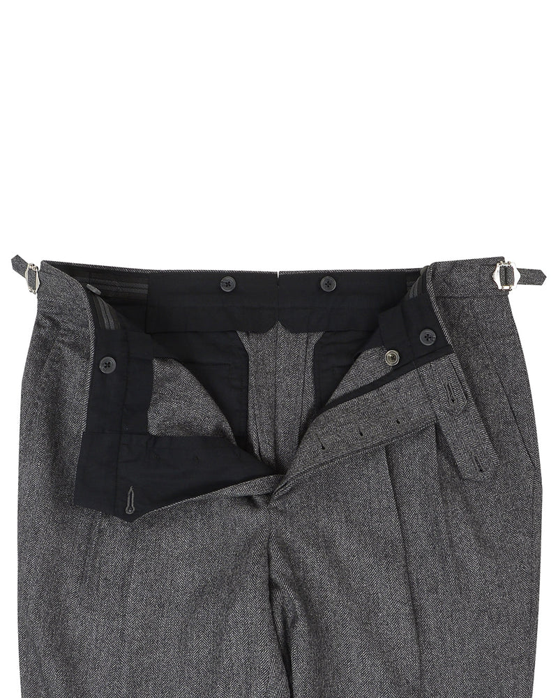ETHomas Charcoal Grey Harringbone
