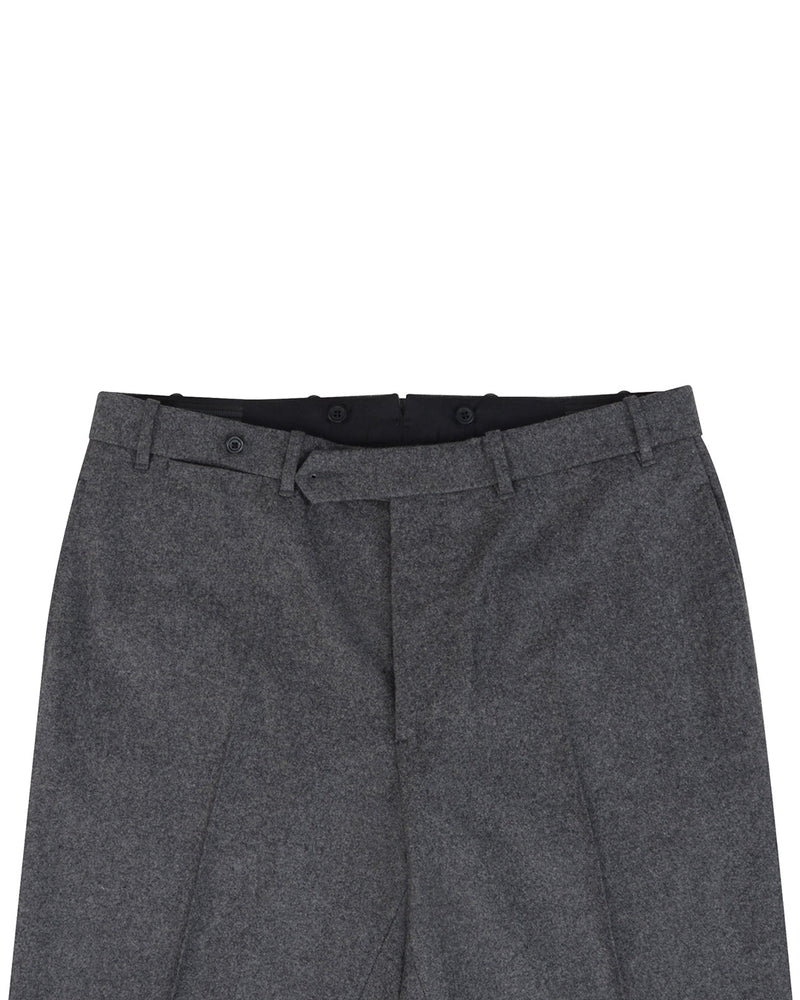 Flanelle de laine gris ombre ETomas