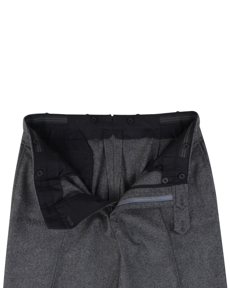 Flanelle de laine gris ombre ETomas
