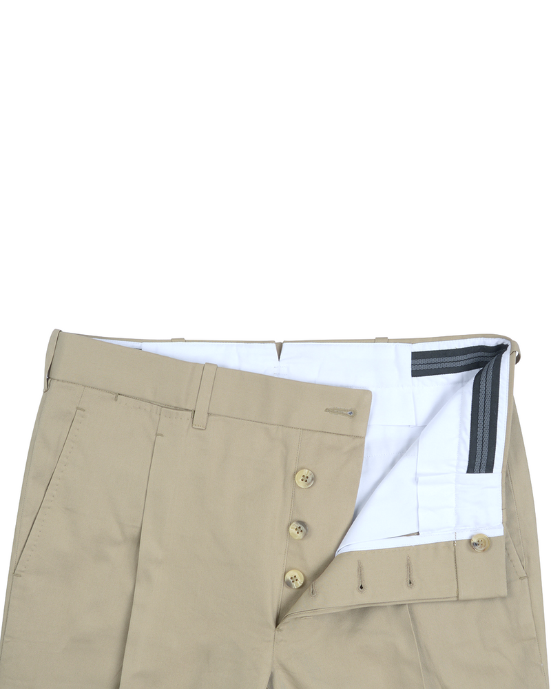 Solbiati 100 % Baumwolle: Beige Chino