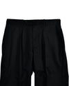 Schwarze Twill-Anzughose