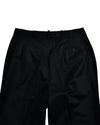 Schwarze Twill-Anzughose