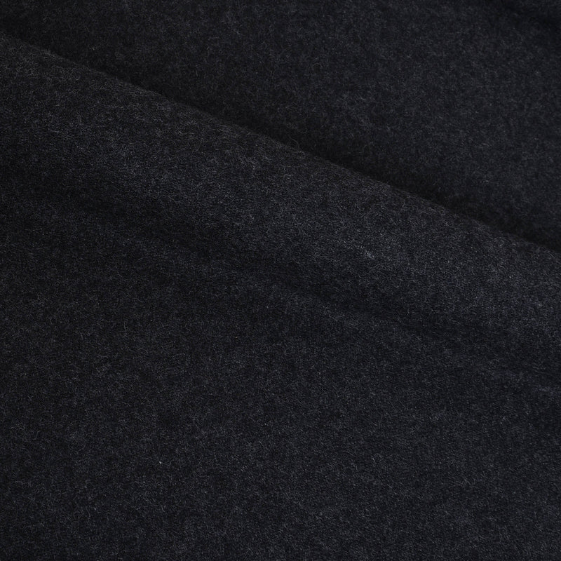 Anthrazitfarbene Wollflanellhose
