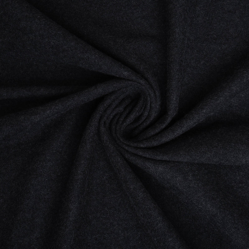 Anthrazitfarbene Wollflanellhose