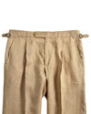 Goldene Leinenhose
