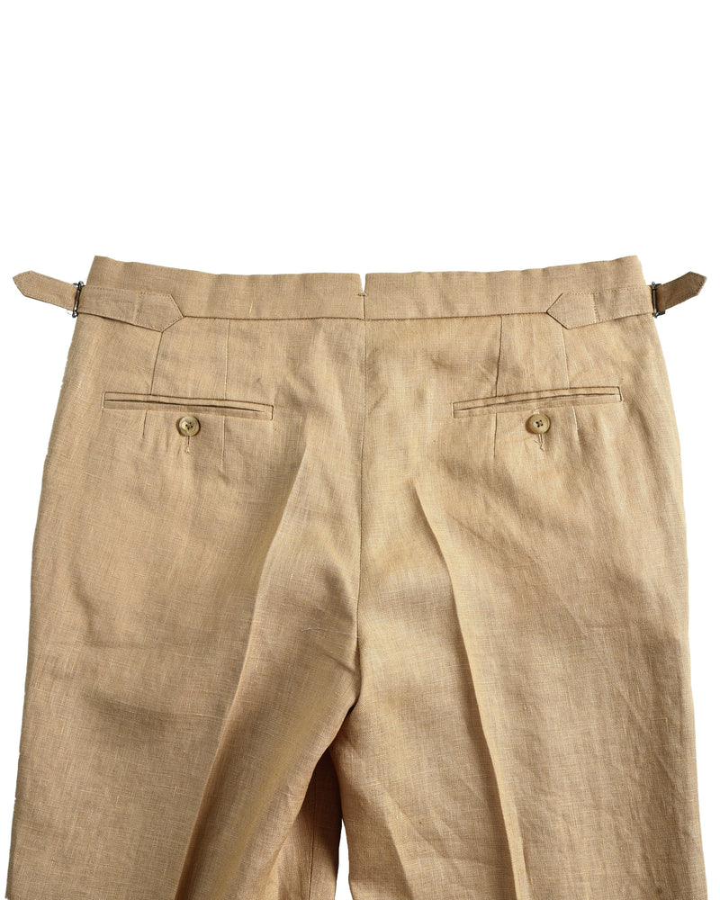 Goldene Leinenhose