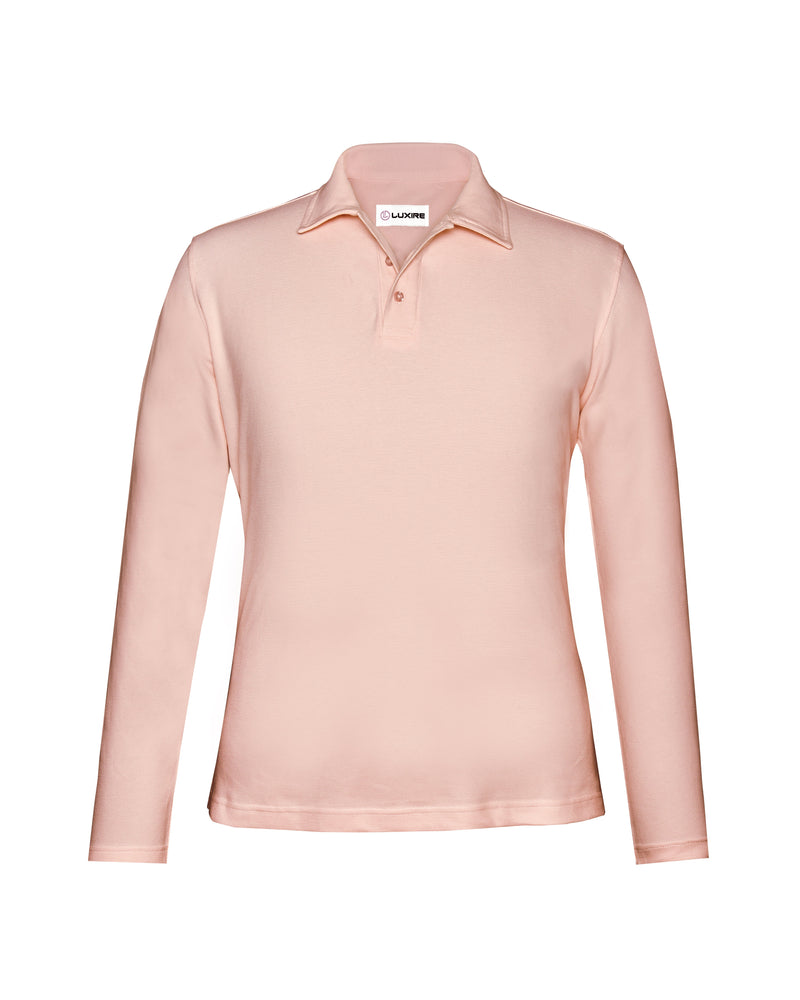 EZS Aria Pink Langarm-Polo