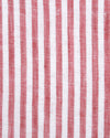 Linen: Red White Candy Stripes