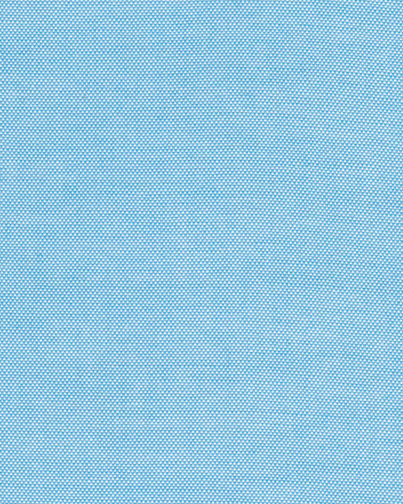 Turquoise Blue Pinpoint Oxford