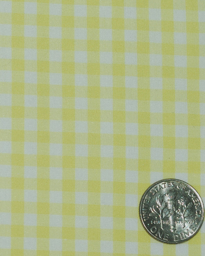 Blassgelbes Gingham