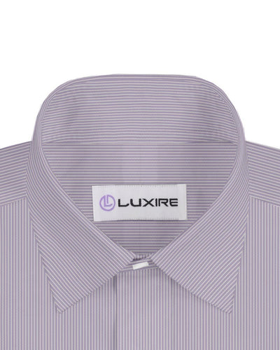 White Pin Stripes On Purple