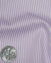 White Pin Stripes On Purple
