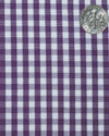 Vichy violet et blanc