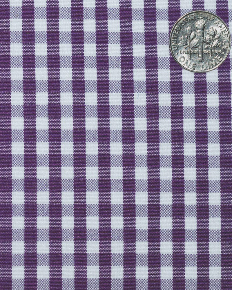 Vichy violet et blanc