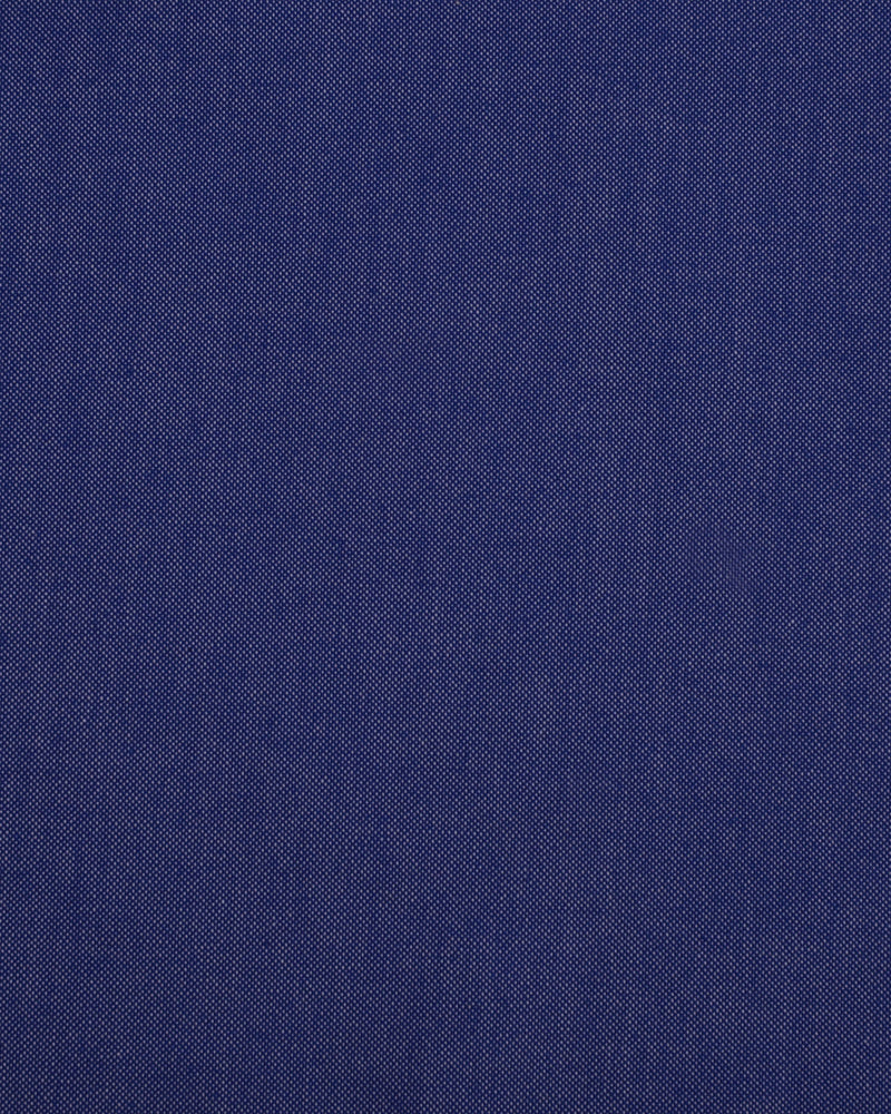 Wrinkle Free Travel Oxford: Indigo
