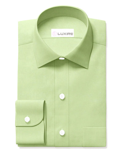 Lässiger Oxford in Moosgrün