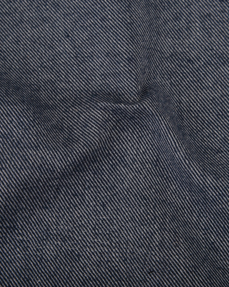 Twill Flannel Dark Blue Work Shirt