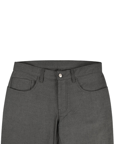Grey Black Herringbone Pants
