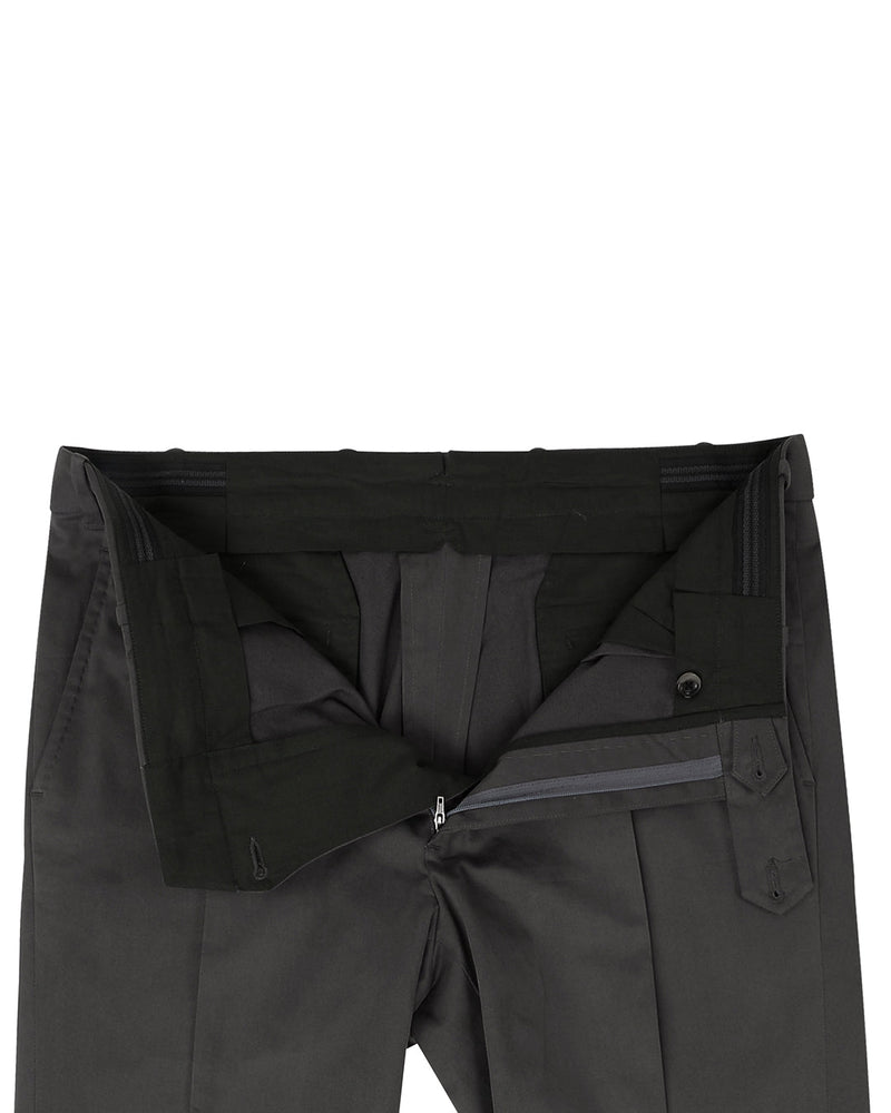 Hose aus grauem Twill