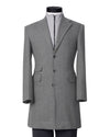 EThomas Grey 15Oz Flannel Topcoat