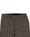 Holland &amp; Sherry Tweed Wool Multicolor Brown Tint - Pink Mit Blue Orange Point Tweed