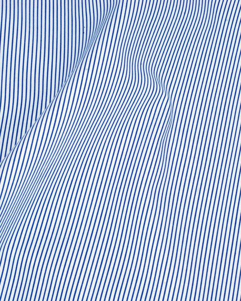 Luxire Privilege Collection Blaue Streifen auf Weiß