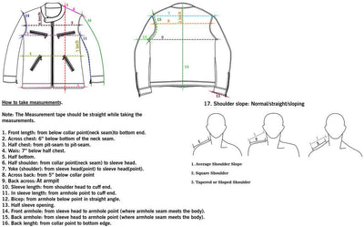 Gesteppte Leder-Motorradjacke MTM